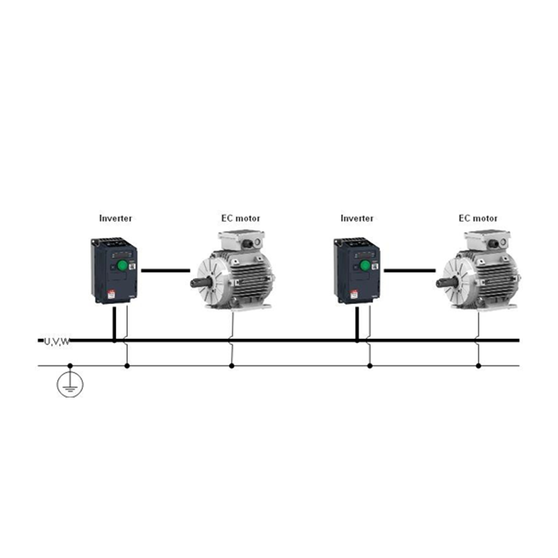 Motori EC ad alta efficienza con inverter a montaggio separato