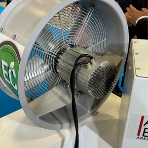 Ventilatore assiale EC con cassa corta